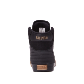 Supra VAIDER Høye Sneakers Dame Svart/Svart | NO-24552